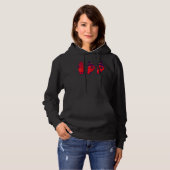 Boo Hands American Sign Language Pride ASL Hallowe Hoodie (Voorkant volledig)