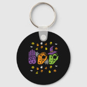 Boo Hands American Sign Language Pride ASL WOwe Sleutelhanger (Voorkant)