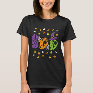 Boo Hands American Sign Language Pride ASL WOwe T-shirt