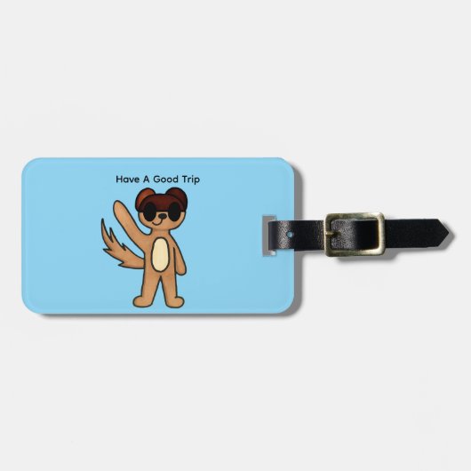 Boo Happens Bagagelabel (Voorkant horizontaal)