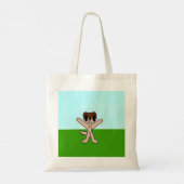Boo Happens Christmas canvas tas (Achterkant)
