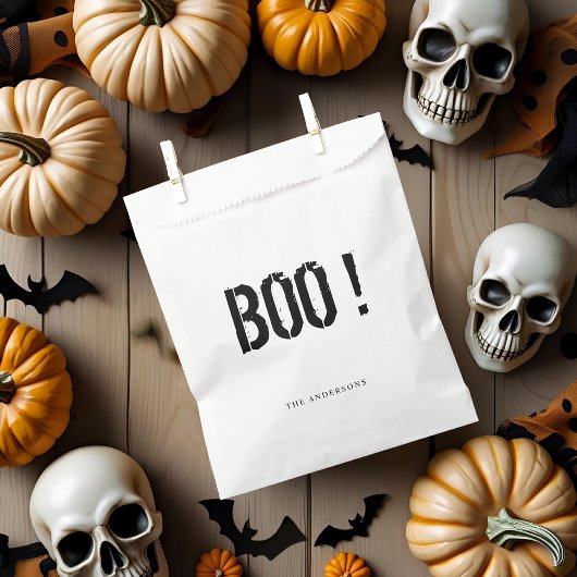 Boo | Happy Halloween Bedankzakje