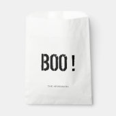 Boo | Happy Halloween Bedankzakje (Voorkant)