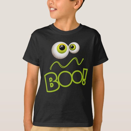 Boo Happy Halloween Costume T-Shirt (Voorkant)