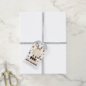 Boo Happy Halloween Ghost Cat Gift Labels Cadeaulabel (Met Touw)