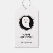 Boo. Happy Halloween Gift Label Cadeaulabel (Voorkant)