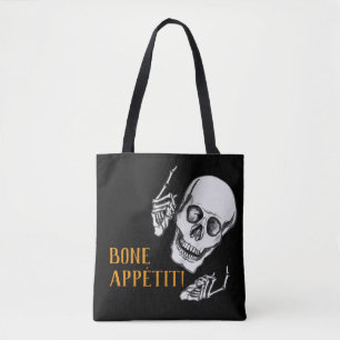 Boo Happy Halloween Grappige Skull grappen Tote Bag