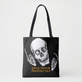 Boo Happy Halloween Grappige Skull grappen Tote Bag
