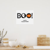 Boo. Happy Halloween Poster (Keuken)