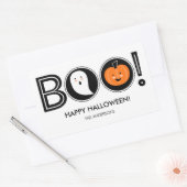 Boo. Happy Halloween Sticker (Envelop)