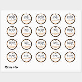 BOO Happy Halloween Treat Ronde Sticker (Vel)