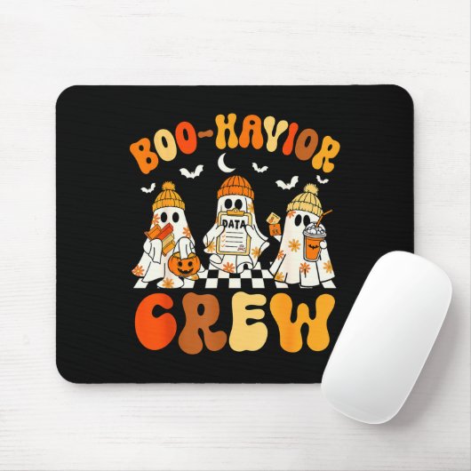 Boo-havior Crew Behavior Yst Halloween Aba  Muismat (Met muis)