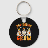 Boo-havior Crew Behavior Yst Halloween Aba  Sleutelhanger (Voorkant)