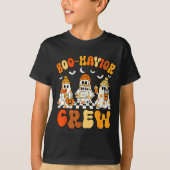 Boo-havior Crew Behavior Yst Halloween Aba  T-shirt (Voorkant)