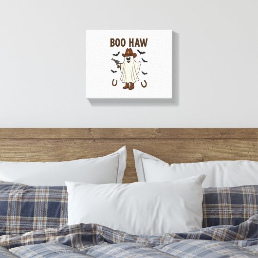 Boo Haw Canvas Afdruk (Insitu (Slaapkamer))