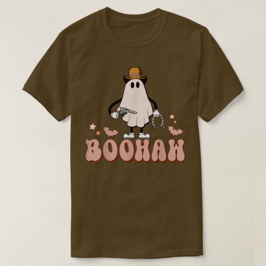 Boo Haw Cowboo Westerne Herfst Autumn Halloween Sp T-shirt (Design voorkant)