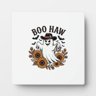 Boo Haw Cowboy Geest Zonnebloemen Vleermuizen Hall Fotoplaat