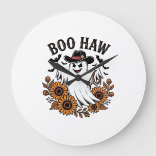 Boo Haw Cowboy Geest Zonnebloemen Vleermuizen Hall Grote Klok
