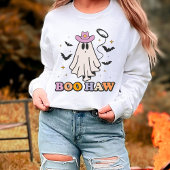 Boo Haw Cowboy Spooky Schattige Ghost Halloween Trui