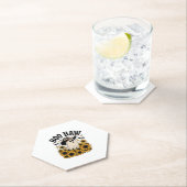 Boo Haw Koe Ghost Western Halloween Kartonnen Onderzetters (Insitu)