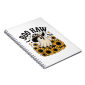 Boo Haw Koe Ghost Western Halloween Notitieboek (Rechterzijde)