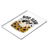 Boo Haw Koe Ghost Western Halloween Notitieboek (Linkerzijde)