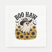 Boo Haw Koe Ghost Western Halloween Servet (Voorkant)