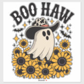 Boo Haw Koe Ghost Western Halloween Sticker (Vel)