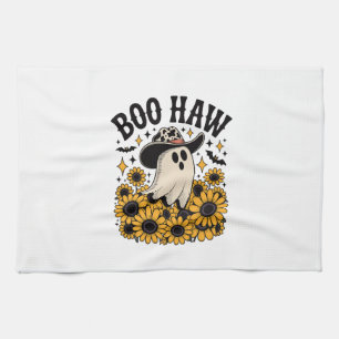 Boo Haw Koe Ghost Western Halloween Theedoek