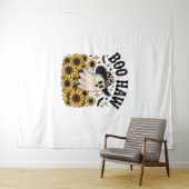 Boo Haw Koe Ghost Western Halloween Wandkleed (In Situ (horizontaal))