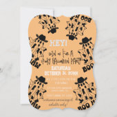 Boo Haw Koe Meisje Koe Jongen Spook Halloween Kaart (Voorkant)