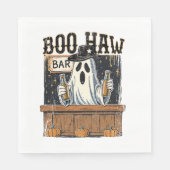 Boo Haw Retro Western Halloween Servet (Voorkant)