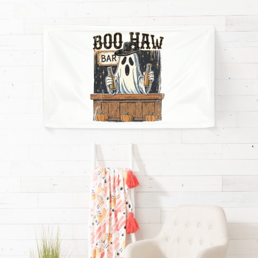 Boo Haw Retro Western Halloween Spandoek (Insitu)