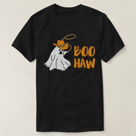 Boo Haw Rodeo Land Wild West Halloween Premium T-shirt (Design voorkant)