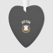 Boo Haw Westers Halloween Geest Ontwerp Ornament (voorkant)