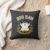 Boo Haw Westers Halloween Spoken Ontwerp Kussen (Deken)