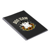 Boo Haw Westers Halloween Spoken Ontwerp Notitieboek (Rechterzijde)
