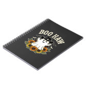 Boo Haw Westers Halloween Spoken Ontwerp Notitieboek (Linkerzijde)