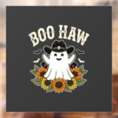 Boo Haw Westers Halloween Spoken Ontwerp Raamsticker (Vel 2)