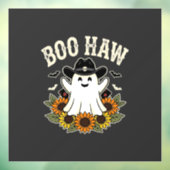 Boo Haw Westers Halloween Spoken Ontwerp Raamsticker (Vel 3)