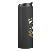Boo Haw Westers Halloween Spoken Ontwerp Thermosbeker (Gedraaid links)