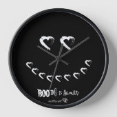 Boo Heart Wall Clock (Voorkant)