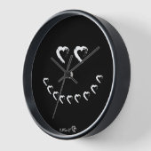 Boo Heart Wall Clock (Hoek)