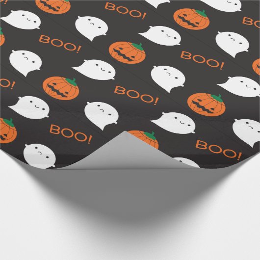 Boo. Het is Halloween Cadeaupapier (Hoek)