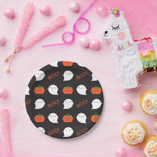 Boo. Het is Halloween Papieren Bordje (Feest)