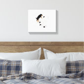 Boo Hond Halloween Hond Griezelig Canvas Afdruk (Insitu (Slaapkamer))