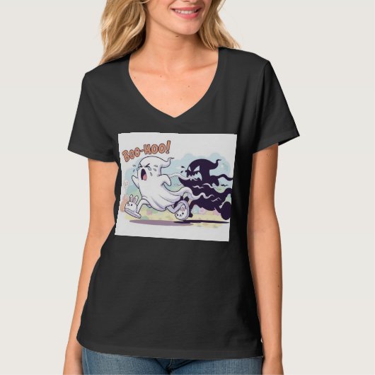 Boo-Hoo Bunny Ghost T-shirt (Voorkant)
