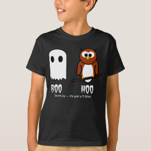 Boo Hoo Ghost en Owl T-shirt