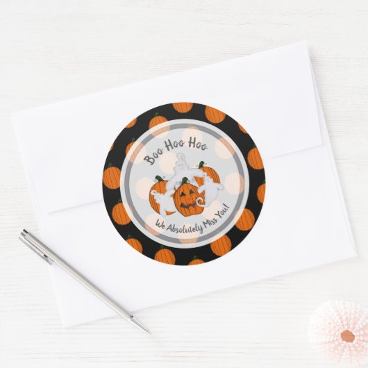 Boo Hoo Hoo Ghost Stickers (Envelop)