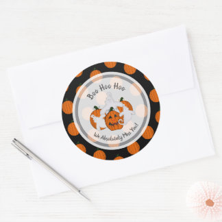Boo Hoo Hoo Ghost Stickers